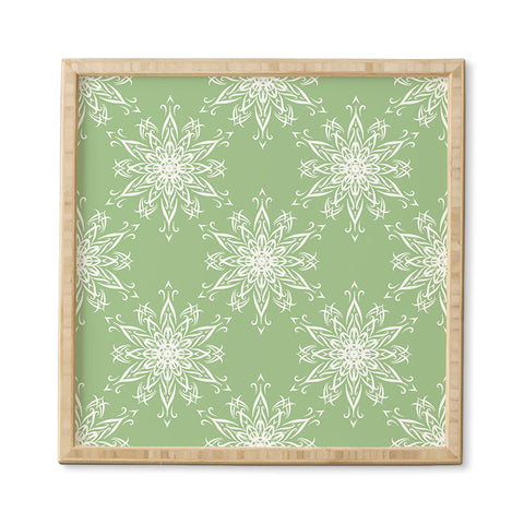 Lisa Argyropoulos La Boho Snow Sage Framed Wall Art