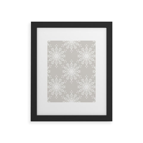 Lisa Argyropoulos La Boho Snow Framed Art Print