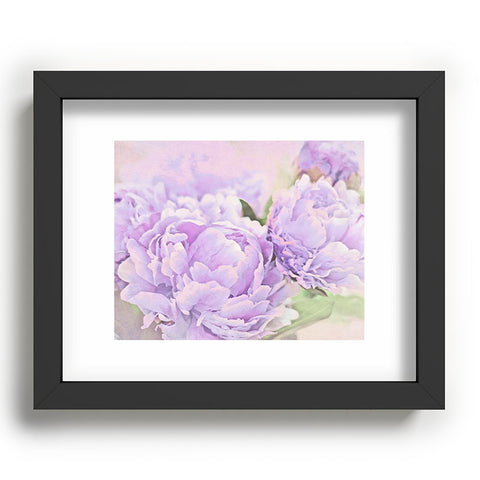 Lisa Argyropoulos Lavender Peonies Recessed Framing Rectangle