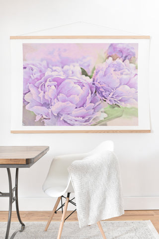 Lisa Argyropoulos Lavender Peonies Art Print And Hanger