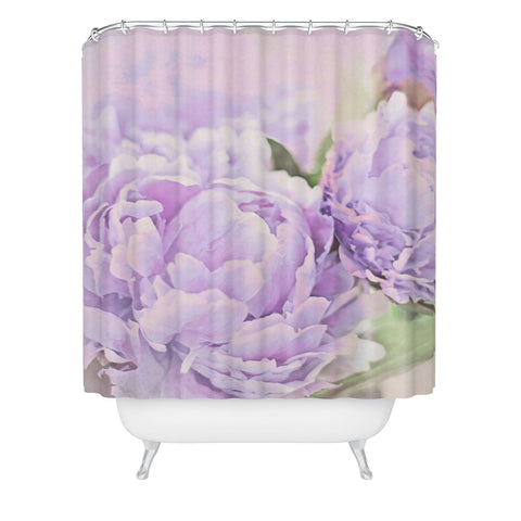 Lisa Argyropoulos Lavender Peonies Shower Curtain