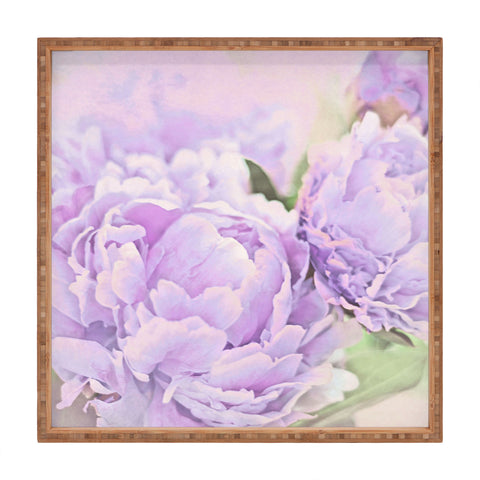 Lisa Argyropoulos Lavender Peonies Square Tray