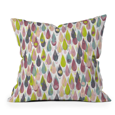 Lisa Argyropoulos Let It Rain Throw Pillow
