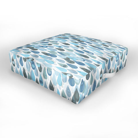 Lisa Argyropoulos Let It Rain V Outdoor Floor Cushion