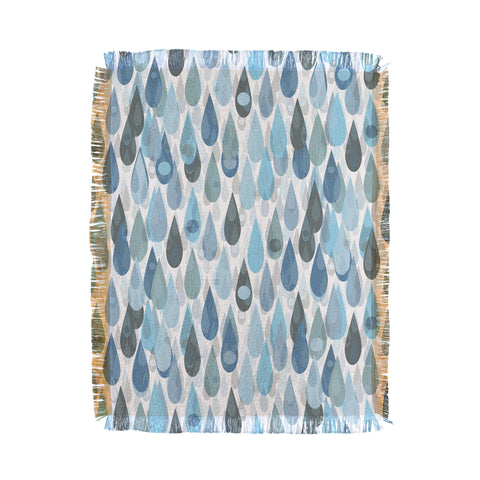 Lisa Argyropoulos Let It Rain V Throw Blanket