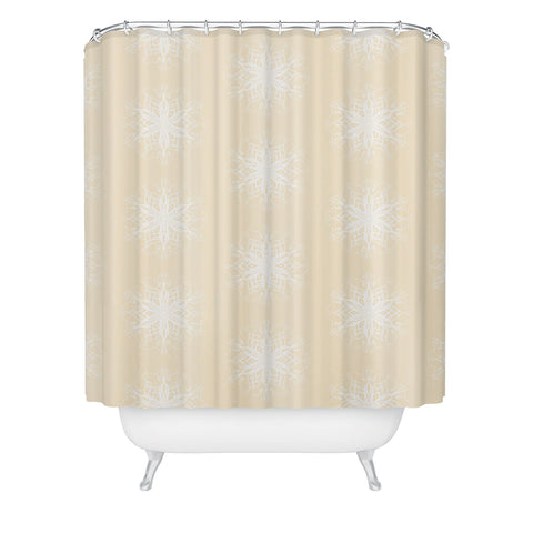 Lisa Argyropoulos Light and Airy Flurries Shower Curtain