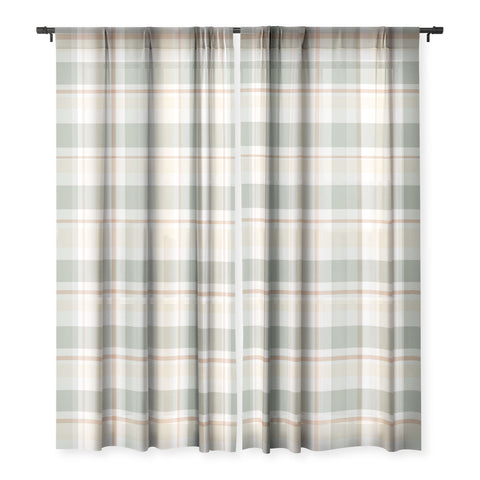 Lisa Argyropoulos Light Cottage Plaid Sheer Non Repeat