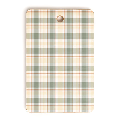 Lisa Argyropoulos Light Cottage Plaid Cutting Board Rectangle
