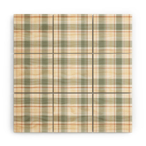 Lisa Argyropoulos Light Cottage Plaid Wood Wall Mural
