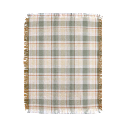 Lisa Argyropoulos Light Cottage Plaid Throw Blanket