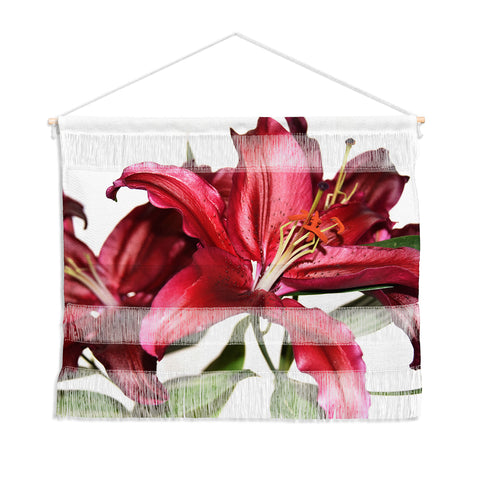 Lisa Argyropoulos Lily De Burgundy Wall Hanging Landscape