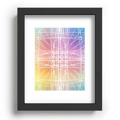 Lisa Argyropoulos Linear Colorburst Recessed Framing Rectangle
