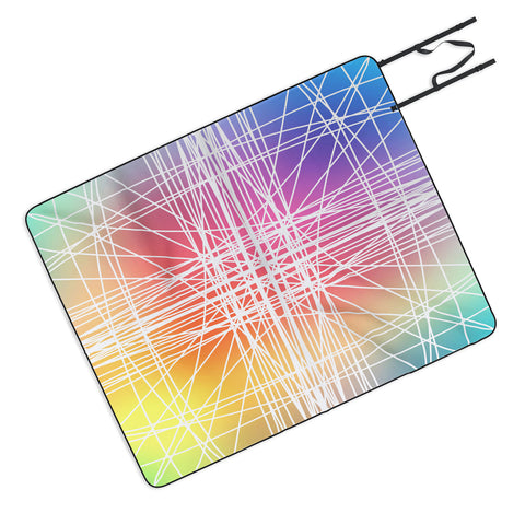 Lisa Argyropoulos Linear Colorburst Picnic Blanket