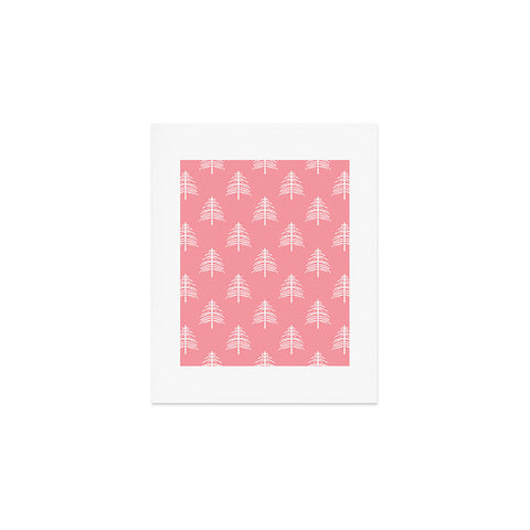Lisa Argyropoulos Linear Trees Blush Art Print
