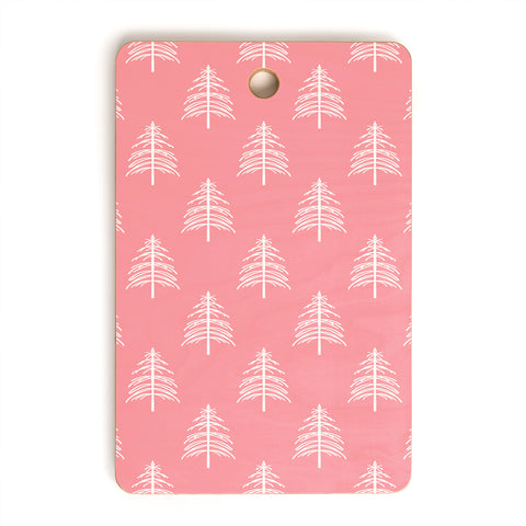 Lisa Argyropoulos Linear Trees Blush Cutting Board Rectangle