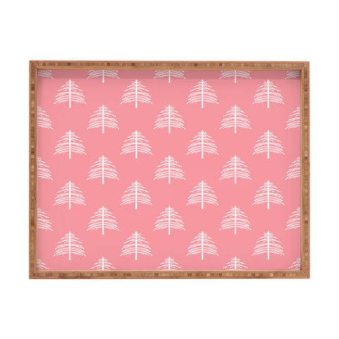 Lisa Argyropoulos Linear Trees Blush Rectangular Tray