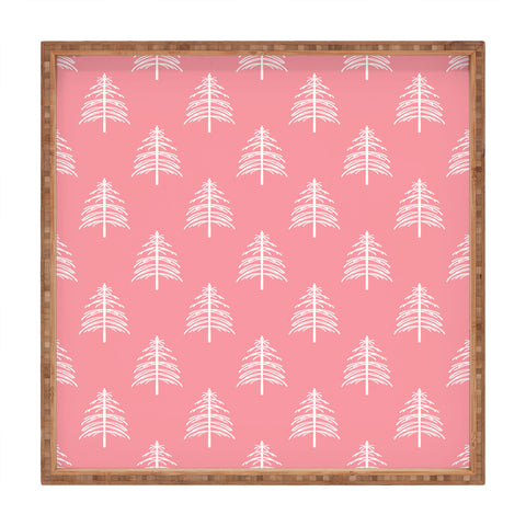 Lisa Argyropoulos Linear Trees Blush Square Tray