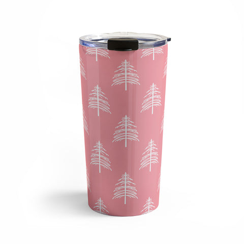 Lisa Argyropoulos Linear Trees Blush Travel Mug