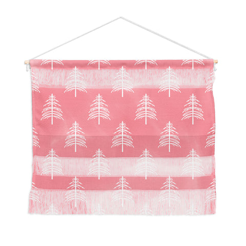 Lisa Argyropoulos Linear Trees Blush Wall Hanging Landscape