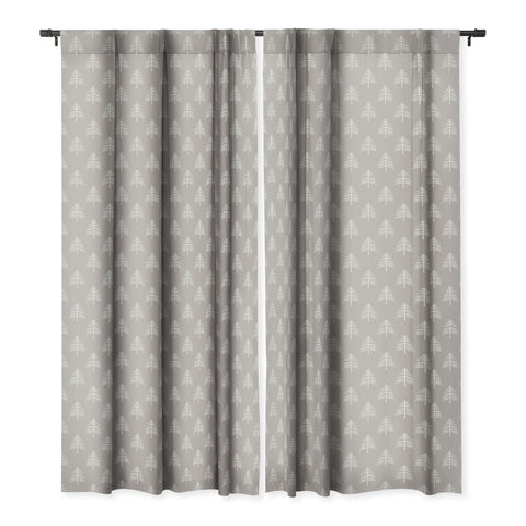 Lisa Argyropoulos Linear Trees Neutral Blackout Window Curtain
