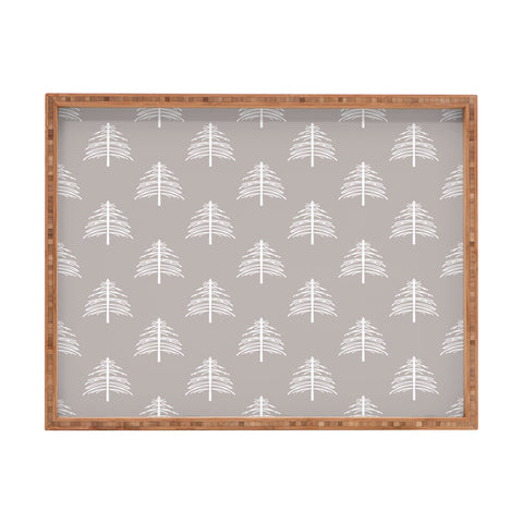 Lisa Argyropoulos Linear Trees Neutral Rectangular Tray