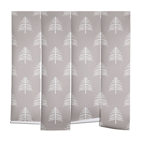 Lisa Argyropoulos Linear Trees Neutral Wall Mural