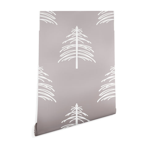 Lisa Argyropoulos Linear Trees Neutral Wallpaper