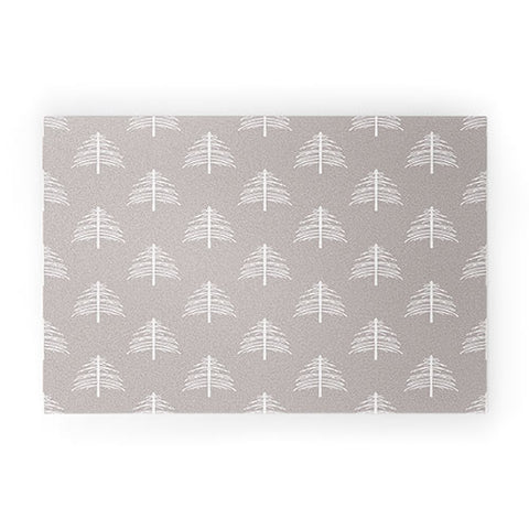 Lisa Argyropoulos Linear Trees Neutral Welcome Mat