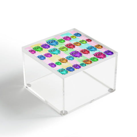 Lisa Argyropoulos Little Hoots Stripes Multicolor Acrylic Box