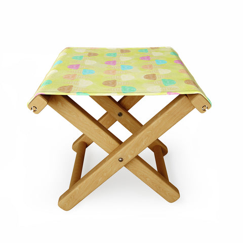 Lisa Argyropoulos Little Scoops Yellow Folding Stool