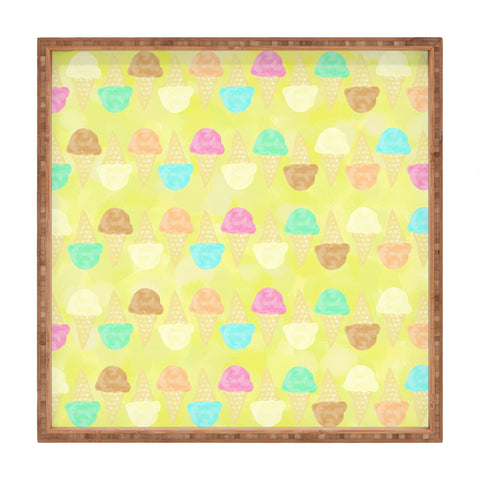 Lisa Argyropoulos Little Scoops Yellow Square Tray
