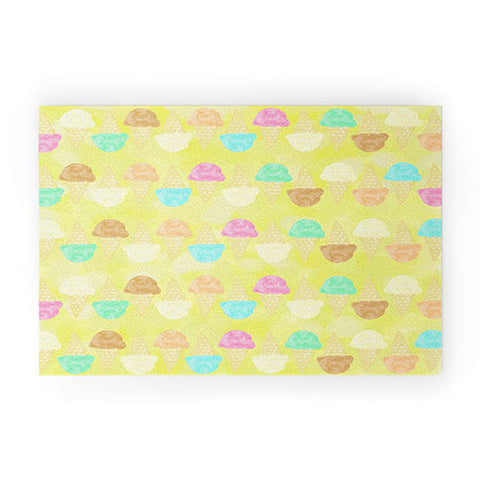 Lisa Argyropoulos Little Scoops Yellow Welcome Mat