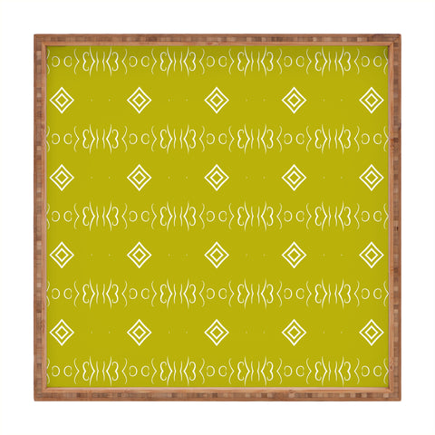 Lisa Argyropoulos Lola Chartreuse Square Tray
