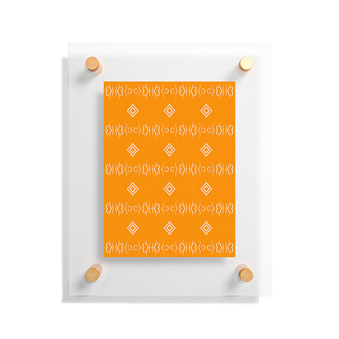 Lisa Argyropoulos Lola Orange Floating Acrylic Print