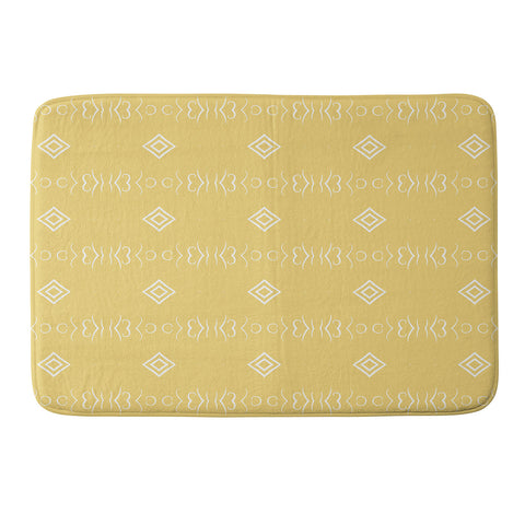 Lisa Argyropoulos Lola Yellow Memory Foam Bath Mat