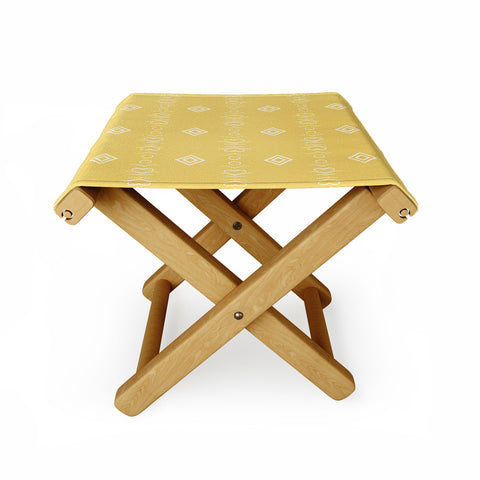 Lisa Argyropoulos Lola Yellow Folding Stool