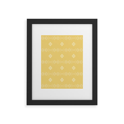 Lisa Argyropoulos Lola Yellow Framed Art Print