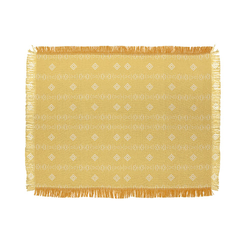 Lisa Argyropoulos Lola Yellow Throw Blanket