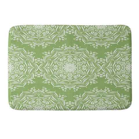 Lisa Argyropoulos Lotus and Green Memory Foam Bath Mat