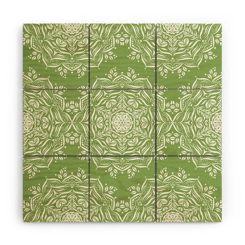 Lisa Argyropoulos Lotus and Green Wood Wall Mural