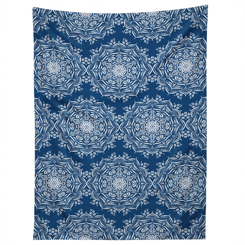 Lisa Argyropoulos Lotus II Blue Tapestry