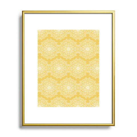 Lisa Argyropoulos Lotus II Golden Metal Framed Art Print