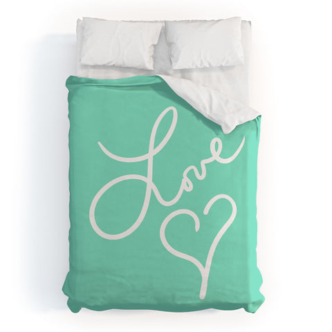 Lisa Argyropoulos Love Beat Duvet Cover