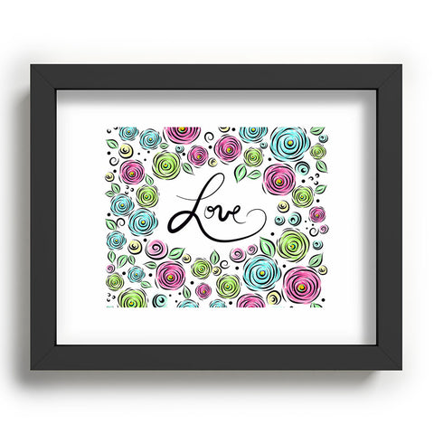 Lisa Argyropoulos Love Blooms Pastel Recessed Framing Rectangle