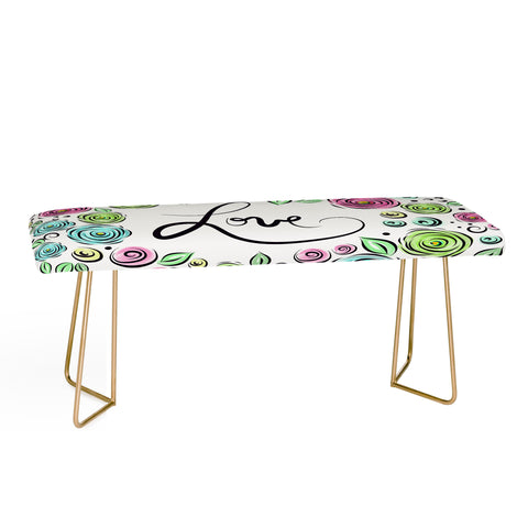 Lisa Argyropoulos Love Blooms Pastel Bench