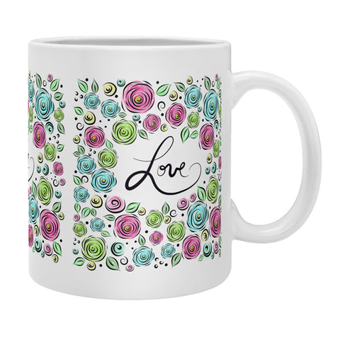 Lisa Argyropoulos Love Blooms Pastel Coffee Mug