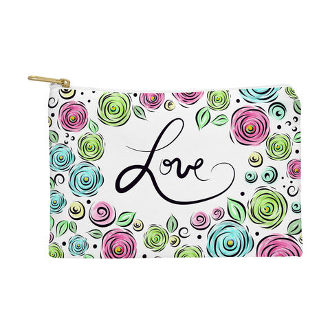 Lisa Argyropoulos Love Blooms Pastel Pouch
