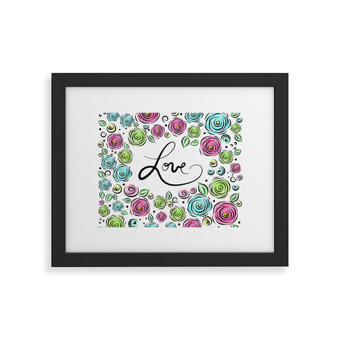 Lisa Argyropoulos Love Blooms Pastel Framed Art Print