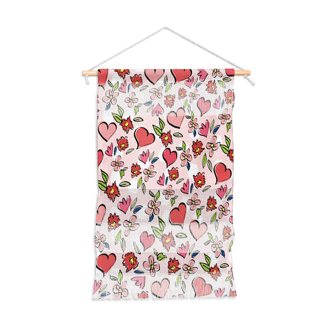 Lisa Argyropoulos Love Flowers And Dots Wall Hanging Portrait