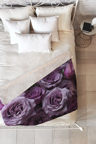 Lisa Argyropoulos Love is Deep Fleece Throw Blanket